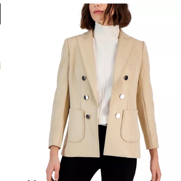 Like NEW Anne Klein Scuba Suede Jacket - Picture 1 of 6